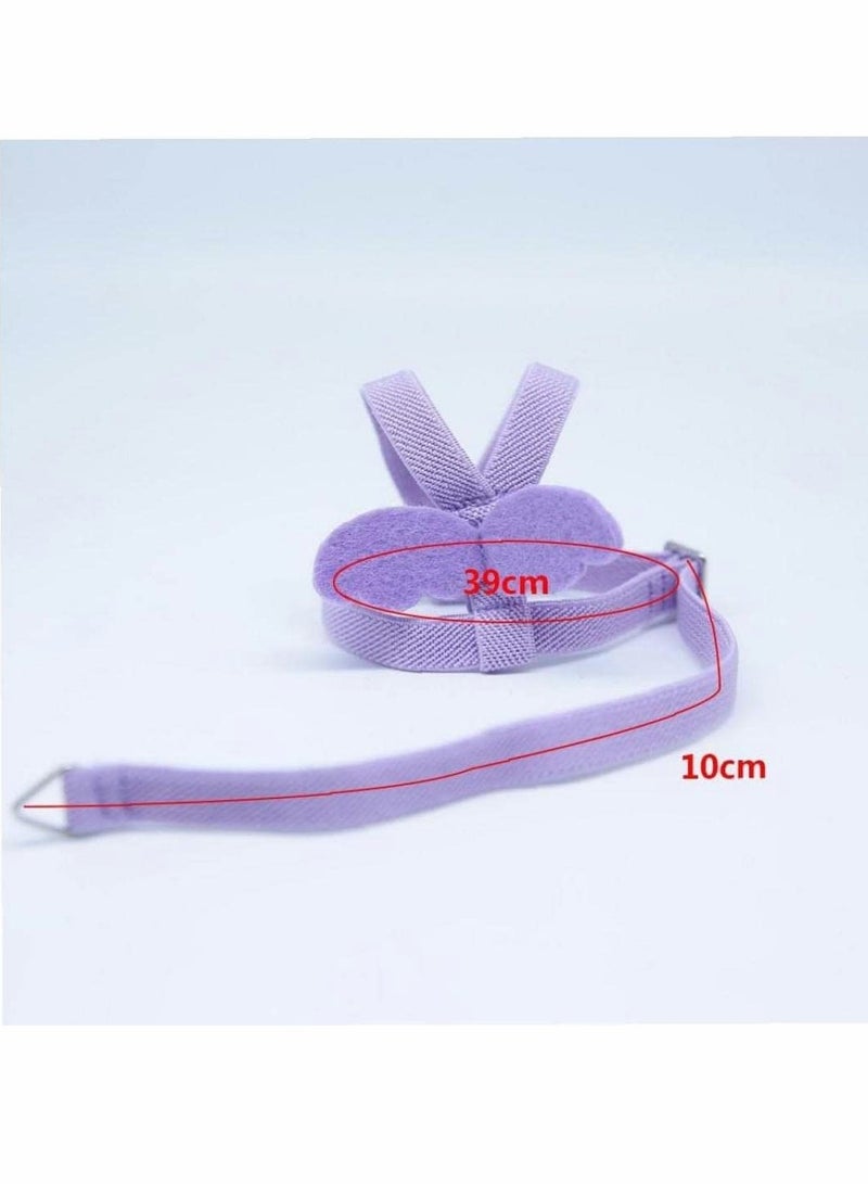 Adjustable Bird Training Leash, Durable Parrot Flying Strap for Outdoor Use, Ideal for atiel, Parakeet, Lory, 1 Pcs, Purple - Perfect Gadget for Bird Owners - Image 5