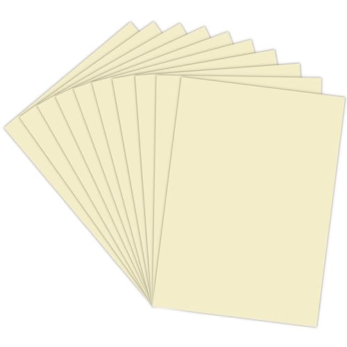 Lakeer A4 Color Paper 20 Sheets (Cream) Premium Colour 180 GSM Pack for Copy Printing, DIY Art & Craft, Projects, Decoration, Other Office Printing - Image 1