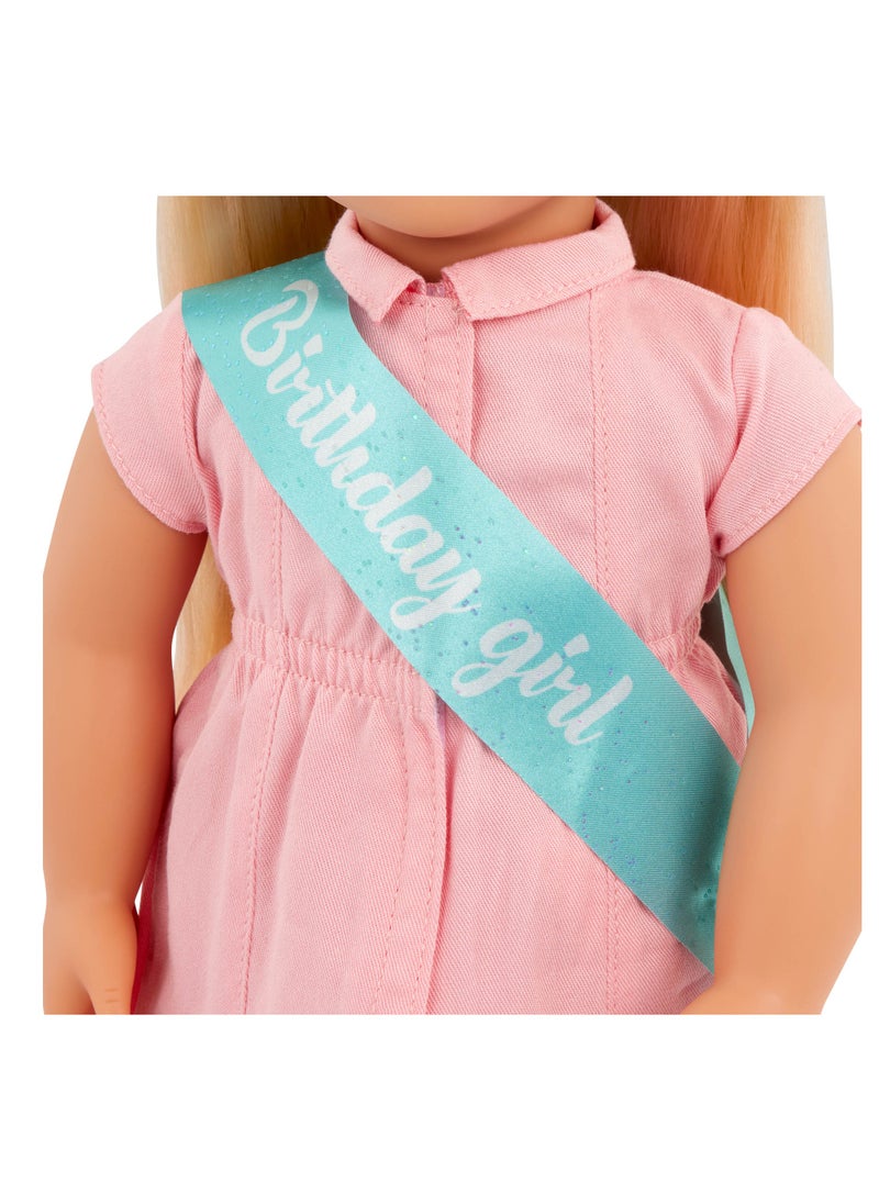 Our Generation - Brenna 18-Inch Fashion Doll Festive Dress-Up And Birthday Fun Soft Body With Movable Limbs, Fabric Clothing Age 3 Years And Up - Image 1