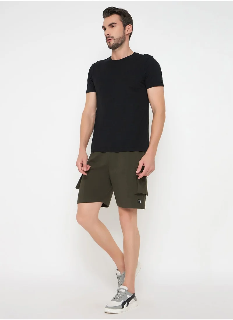 John Players John Players Lounge Shorts in Olive Green