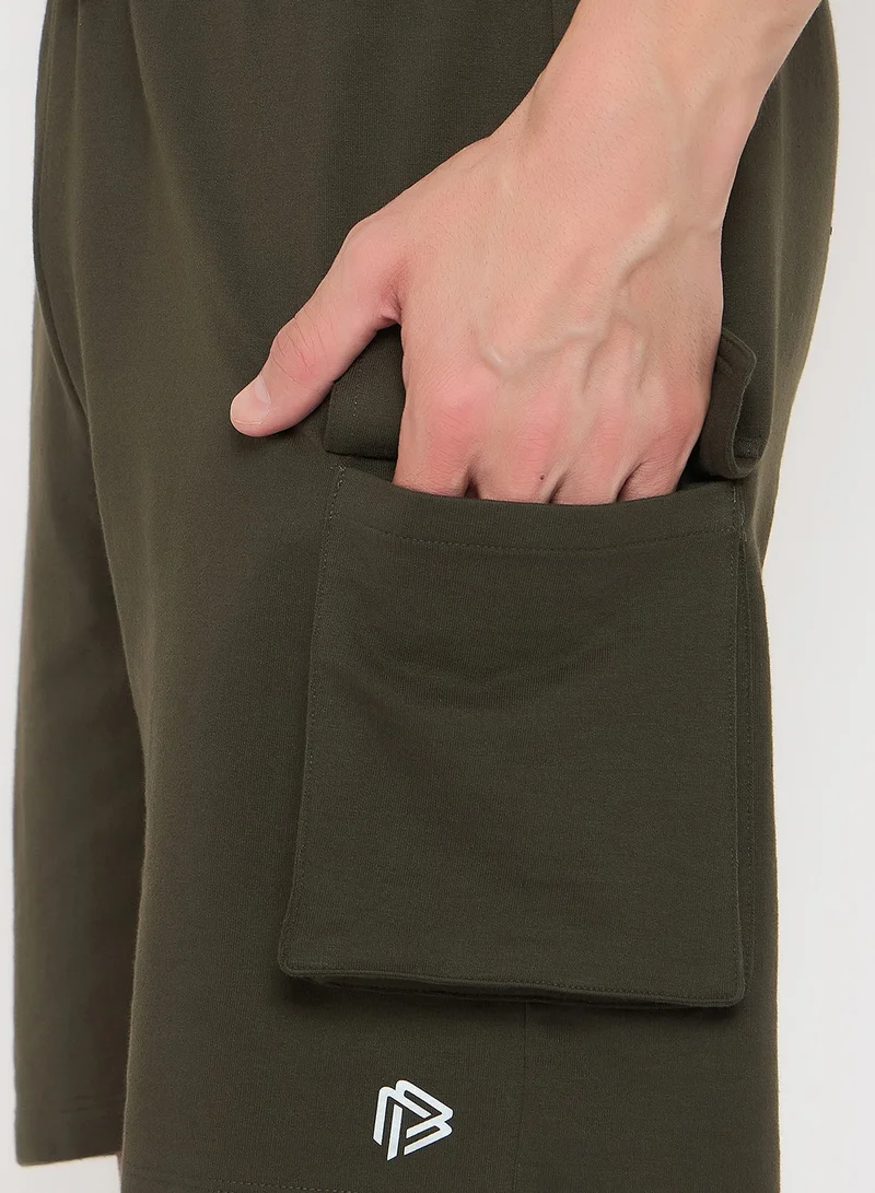 John Players John Players Lounge Shorts in Olive Green