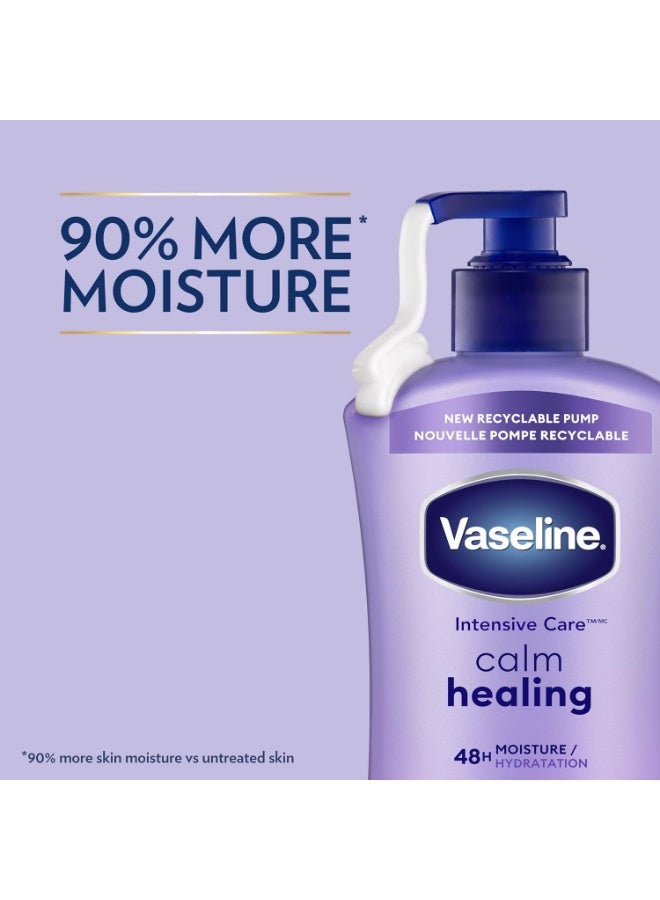 Vaseline Vaseline Intensive Care Calm Healing Body Lotion 3 count for Dry Skin Made with Ultra-Hydrating Lipids and Lavender Extract to Heal and Restore Dry Skin 20.3 oz - Image 4