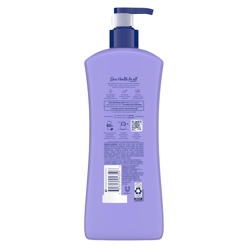 Vaseline Intensive Care Calm Healing Body Lotion 3 count for Dry Skin Made with Ultra-Hydrating Lipids and Lavender Extract to Heal and Restore Dry Skin 20.3 oz - Image 2