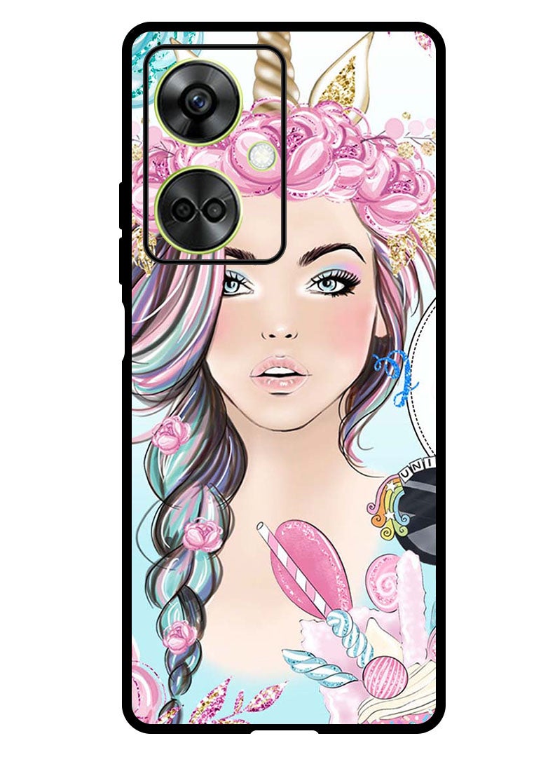 Theodor Protective Case Anti Scratch Shock Proof Bumper Cover For OnePlus Nord CE 3 Unicorn Girl - Image 1