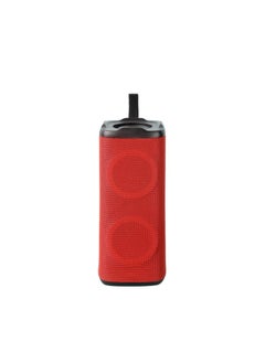 LM-881 Portable Speaker - Built In Powerbank - Powerful Pro Sound - Dual Bass - 3-4 H Battery - Waterproof red
