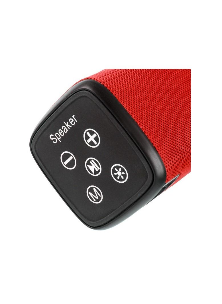 Generic - LM-881 Portable Speaker - Built In Powerbank - Powerful Pro Sound - Dual Bass - 3-4 H Battery - Waterproof red - Image 1