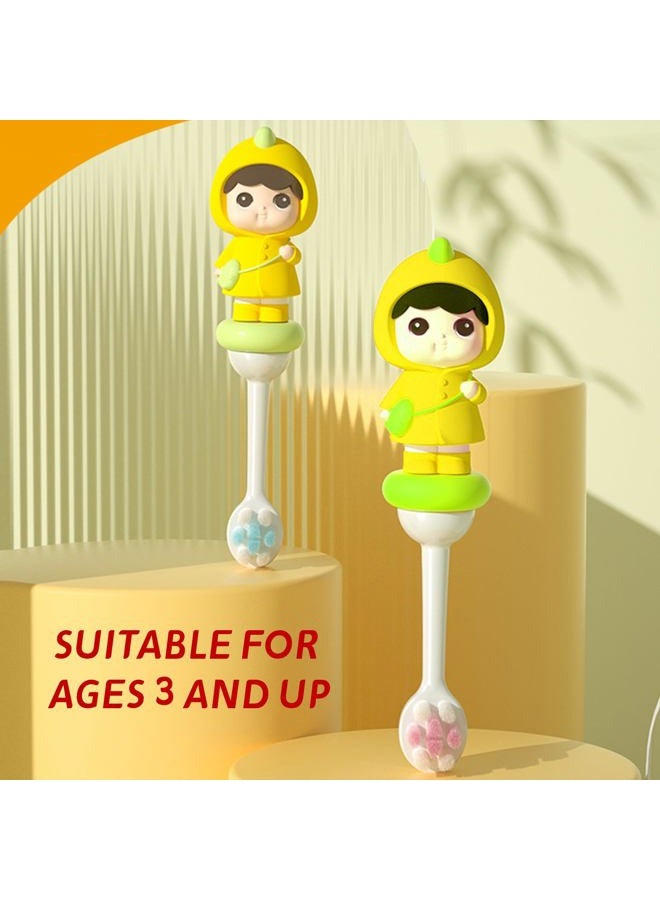 Toothbrush for Kids Cute Girl Soft Hair Small Head Independent Packaging Dental Oral Care Toothbrush for Children with Sensitive Teeth（2-12 Age） - Image 3