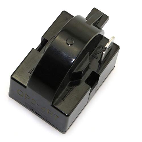 RuiLing روافع بدء الثلاجة PTC من RuiLing 2-Pack QP2-4.7 بديل 1 دبوس لمراكز النبيذ ومبردات المشروبات ضاغط بدء QP2-4R7 4.7 أوم أسود - Image 5