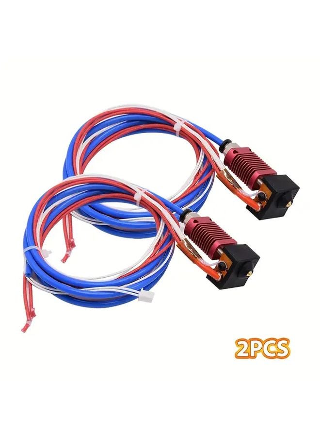 قطعتان طقم هوت إند ميتال كامل MK8 24 فولت 40 واط ترقية لـ Creality Ender 3 Pro V2 - Image 1