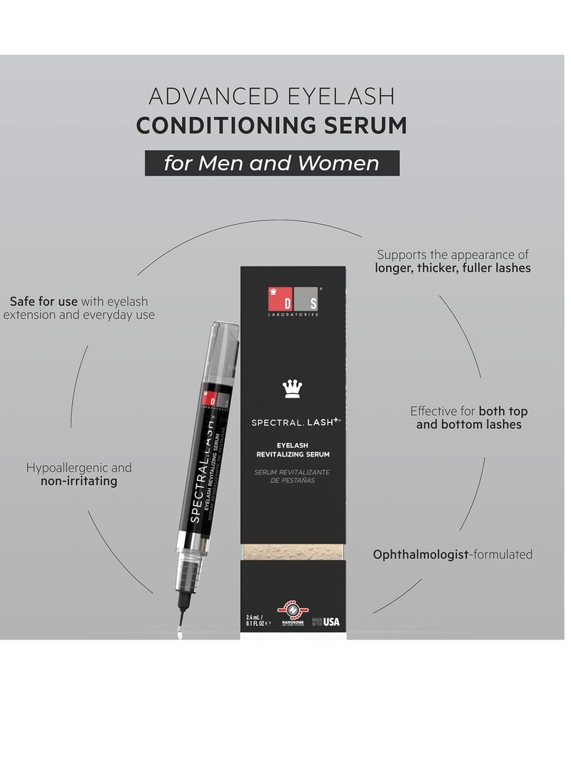 DS LABORATORIES - DS Laboratories Spectral.LASH Eyelash Growth Serum - Lash Serum for Eyelash Growth and Thickness, Eye Lash Growth Serum, Eyelash Conditioner, Eyelash Serum to Grow Lashes, Safe for Eyelash Extensions - Image 1