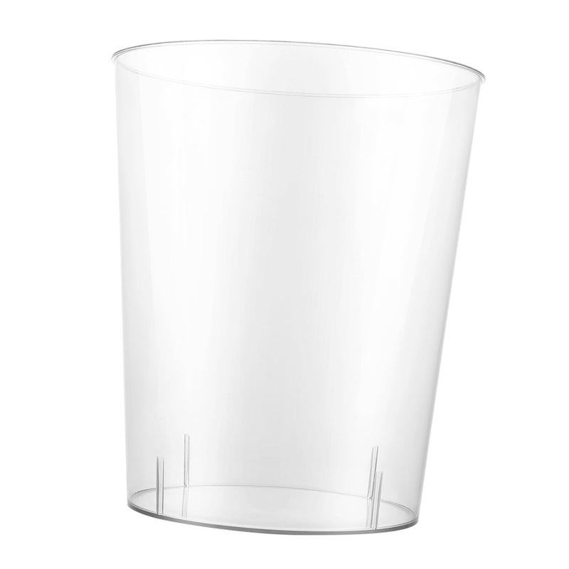Pet Trash Can Without Lid Stylish Waste Container For Home Office Living Room Kitchen Workspace White Plastic - Image 2