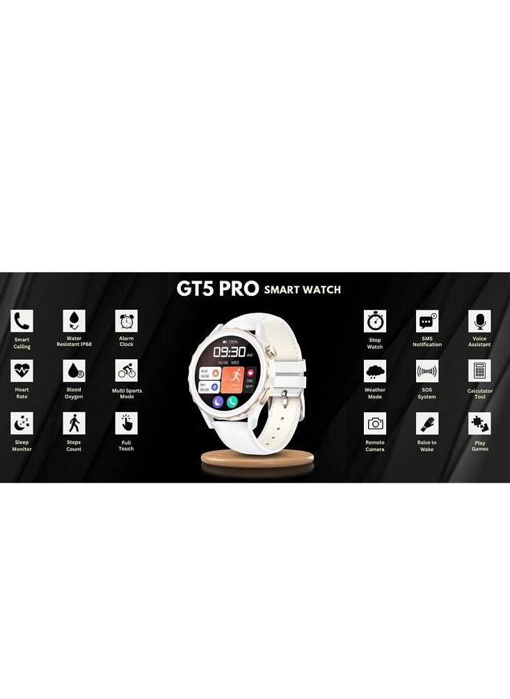 G-Tab G-Tab GT5 Pro 1.32 inch display full touch Smartwatch with IP68 Water Resistant women's  - Image 5