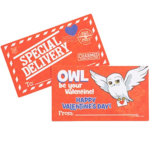 Harry Potter Hedwig Owl Valentine's Day Card Set for Kids, 28 Card Pack & Envelopes - Great for School Exchange Classroom Parties - Boys & Girls ages 4+ - Officially Licensed - Image 5