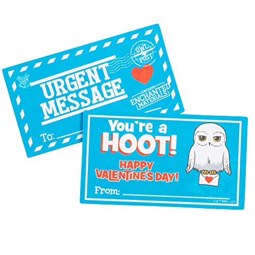 Harry Potter Hedwig Owl Valentine's Day Card Set for Kids, 28 Card Pack & Envelopes - Great for School Exchange Classroom Parties - Boys & Girls ages 4+ - Officially Licensed - Image 4