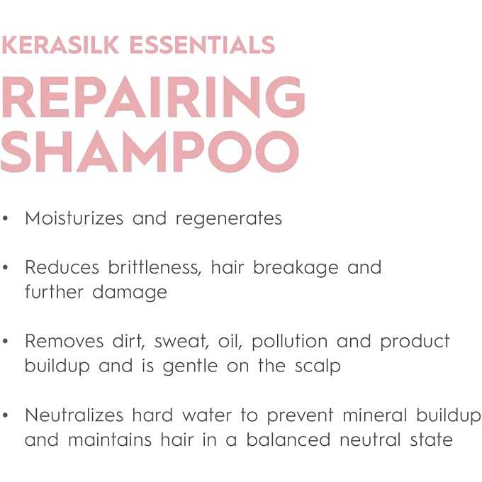 Kerasilk Essential Repairing Shampoo for Stressed and Damaged Hair, 750 ml - Image 2