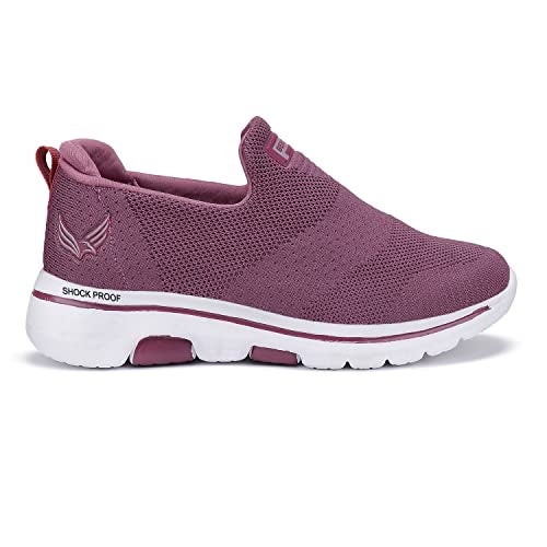 BERSACHE Premium Sports,Gym, Tranding Stylish Running Shoes For Women Purple,7 UK - Image 4