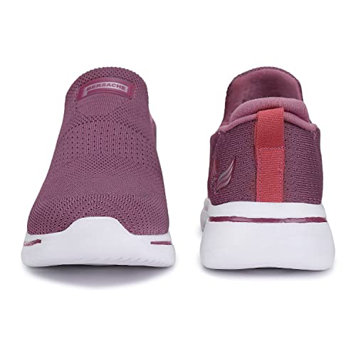 BERSACHE Premium Sports,Gym, Tranding Stylish Running Shoes For Women Purple,7 UK - Image 3