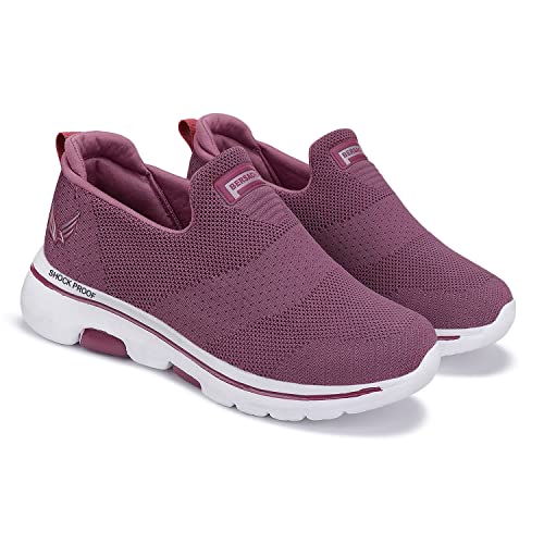 BERSACHE Premium Sports,Gym, Tranding Stylish Running Shoes For Women Purple,7 UK - Image 1