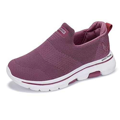 BERSACHE Premium Sports,Gym, Tranding Stylish Running Shoes For Women Purple,7 UK - Image 5