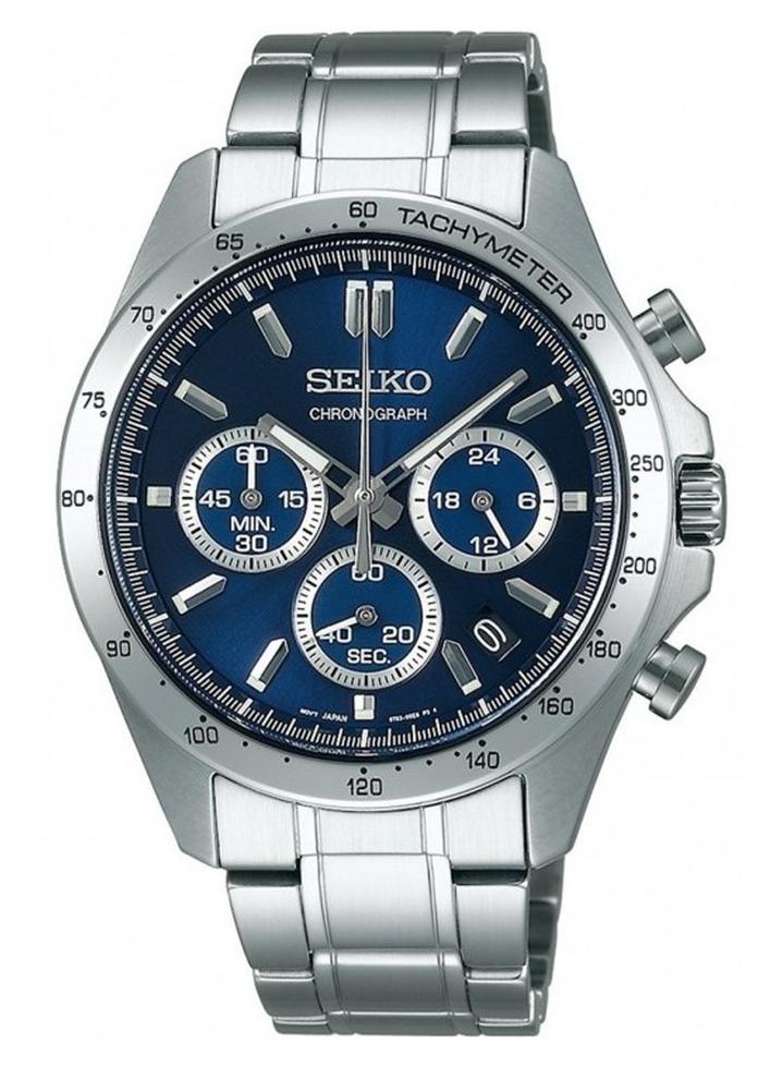 Seiko Spirit Chronograph Blue Dial SBTR011