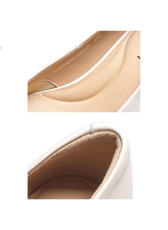 YEARCON أحذية عمل نسائية بكعب رفيع للانتقال، أحذية فردية عصرية بكعب عالٍ للنساء 26902W أبيض 40 - Image 3