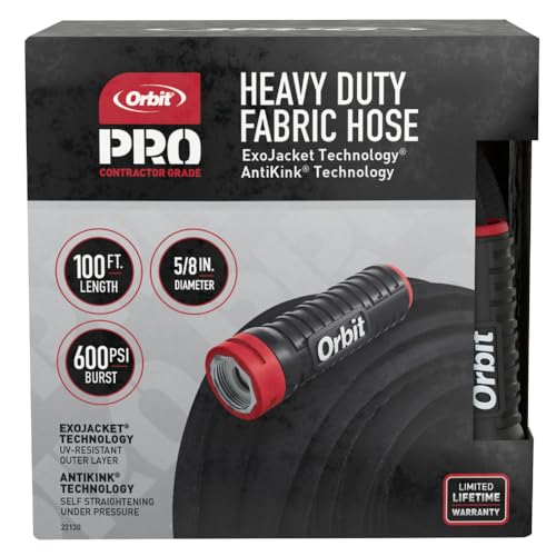 Orbit Pro ExoJacket Heavy Duty Water Hose 100Foot x 58Inch - Image 1