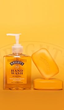 Wrights Hand Wash and Soap Bundle 2 x 250ml Antibacterial Hand Wash 4 Bars Traditional Soap with Coal Tar Fragrance Cleansing Nourishing - Image 5
