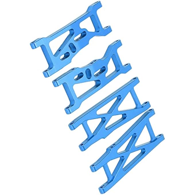 rayihni Durable Aluminum Front Rear Suspension Arms Set Cool Appearance For Losi 22S Sct Direct Replacement For Remote Control Car Enthusiasts Blue - Image 3