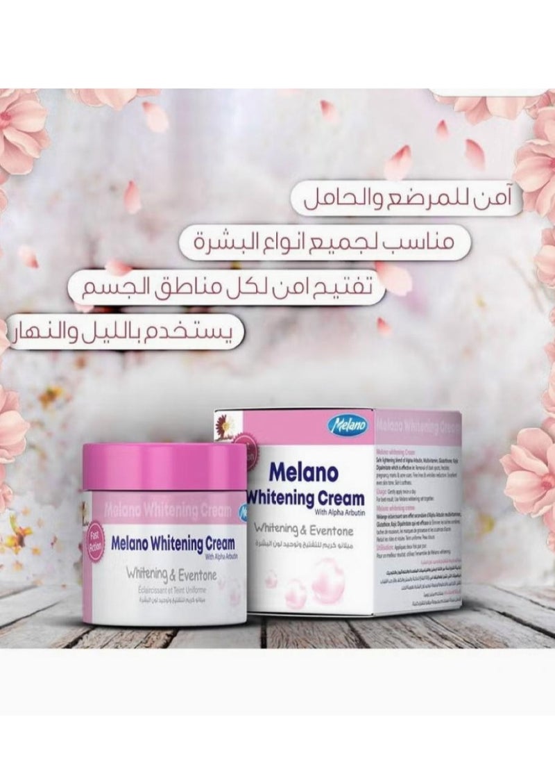 Melano Pharma Whitening Cream With Alpha Arbutin For Safe Whitening And Eventone Skin 50 grams - Image 3