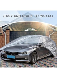 MAINTO AUTO Disposable Car Cover,3 Sizes, Outdoor Cover Dust Proof & Water Proof, up Transparent Waterproof, High-quality, size:M.  - Image 5