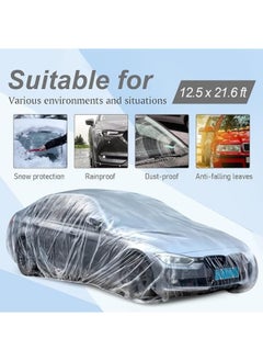 MAINTO AUTO Disposable Car Cover,3 Sizes, Outdoor Cover Dust Proof & Water Proof, up Transparent Waterproof, High-quality, size:M.  - Image 3