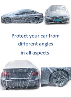 MAINTO AUTO Disposable Car Cover,3 Sizes, Outdoor Cover Dust Proof & Water Proof, up Transparent Waterproof, High-quality, size:M.  - Image 4