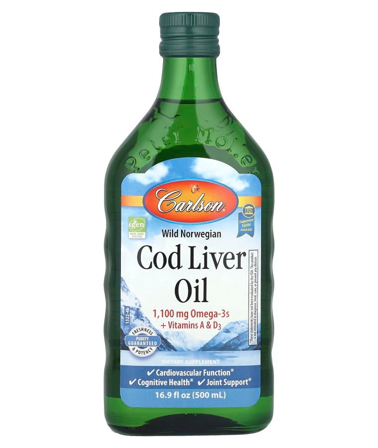 Wild Norwegian Cod Liver Oil 16.9 fl oz (500 ml)