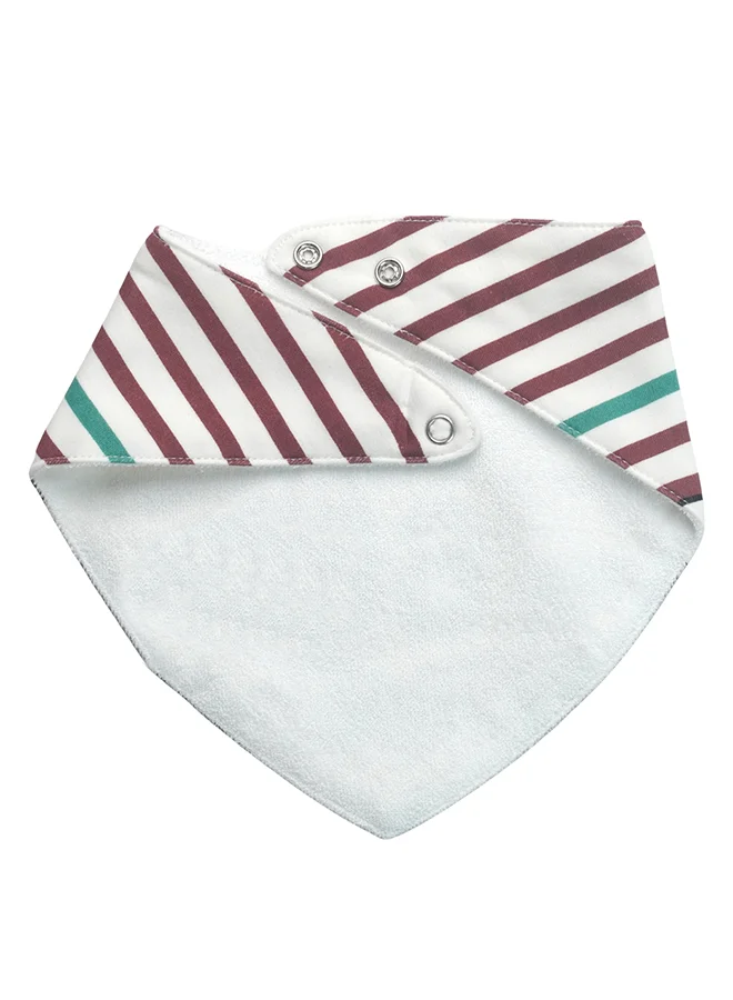 LITTLE SURPRISE BOX Little Surprise Box, 3PCS Set of Sports print premium adjustable snap button closure Bibs