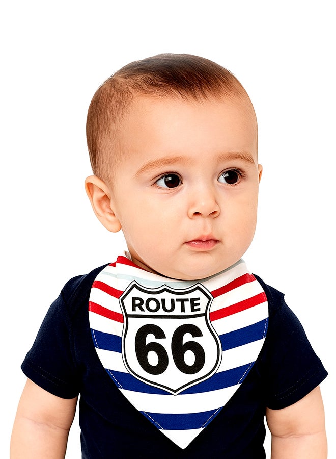 LITTLE SURPRISE BOX Little Surprise Box, 3PCS Set of Sports print premium adjustable snap button closure Bibs - Image 4