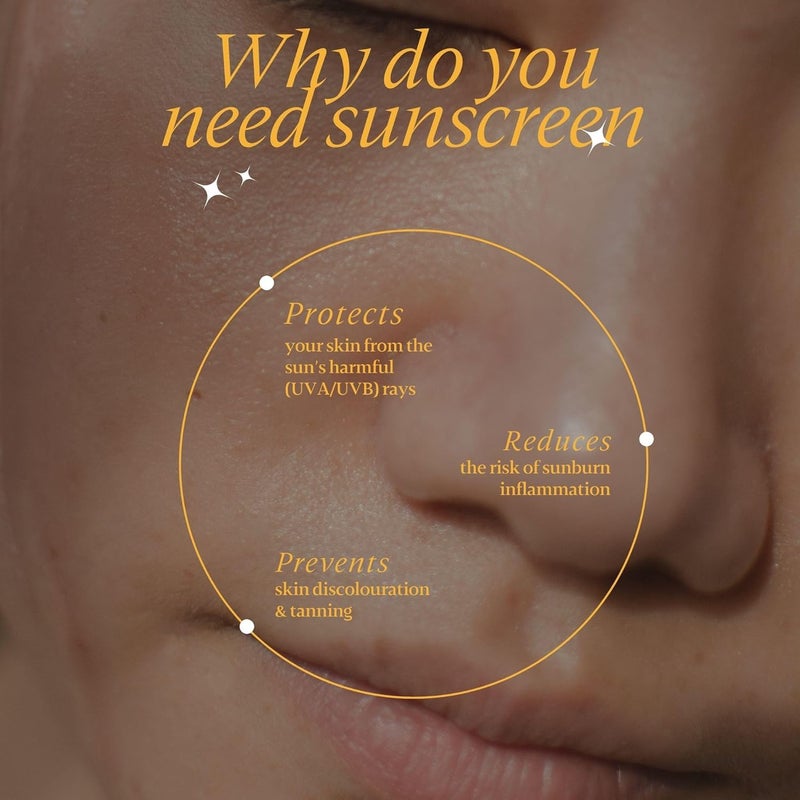 NOURRIR واقي شمس ملون NOURRIR لجميع أنواع البشرة SPF 50 PA مقاوم للماء غير لزج وغير مسد للمسام 50 جرام - Image 2