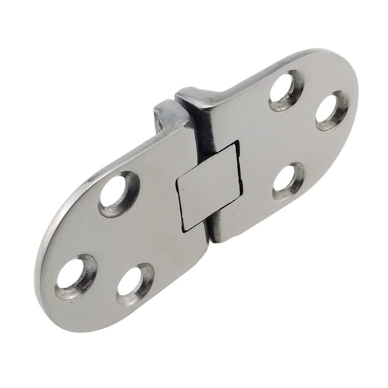 NRC&XRC Marine Grade CAST Solid 316 SS Mirror Polished Door Hinges Marine Stainless Steel Heavy Duty 66MM x 29MM(2.6"*1.2") Pair for Boat, RVs - Image 5