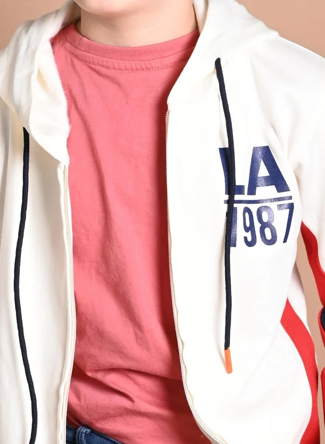 ليل بيكس Numeric Printed Full Sleeves Sweatshirt