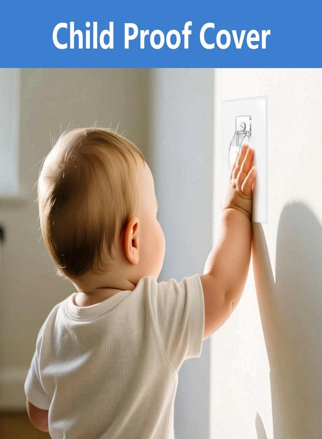 Smloplom Light Switch Guard, 2 Pack Clear Light Switch Lock, Light Switch Cover Guard, Child Proof Light switch cover, Prevent Children and Adults from Accidentally Turning Your Lights on or off - Image 3