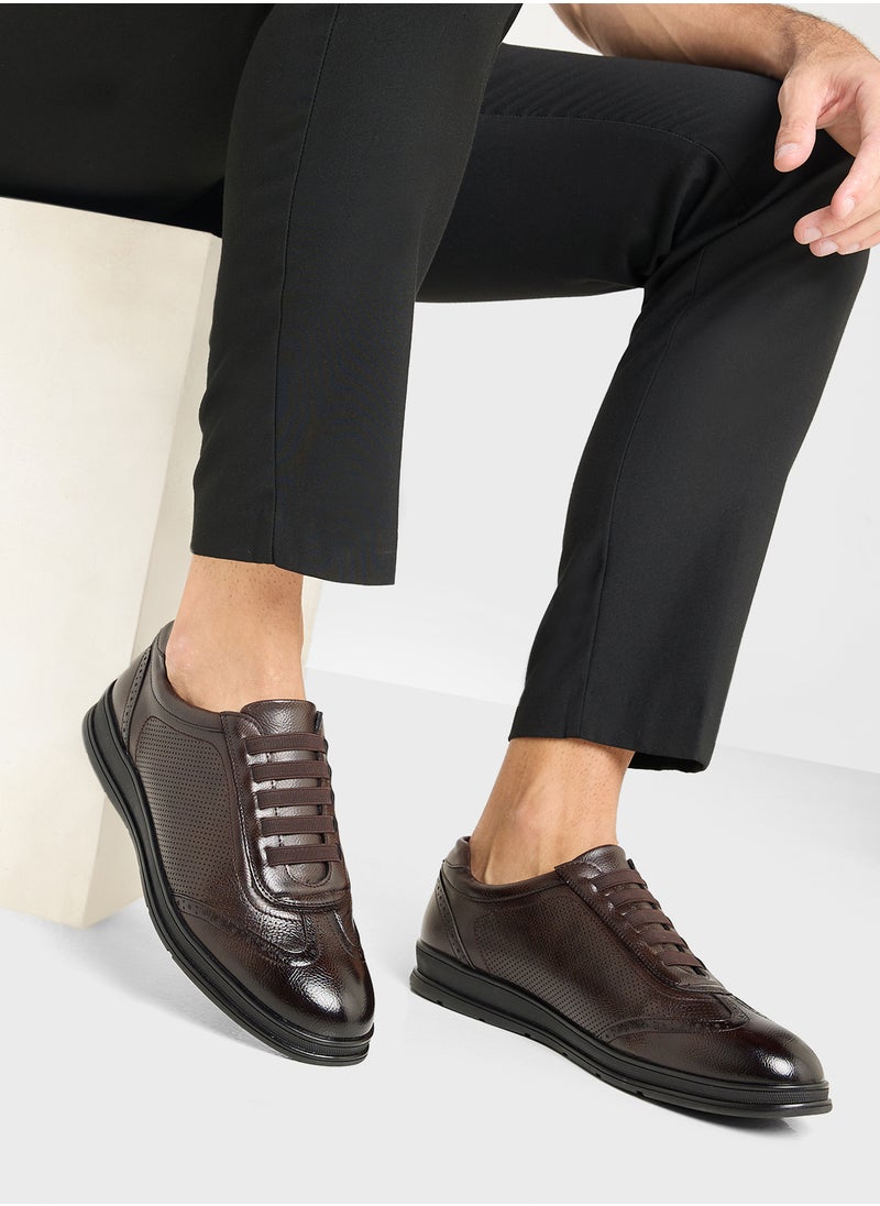 Robert Wood Casual Wing Cap Slip Ons  - Image 5