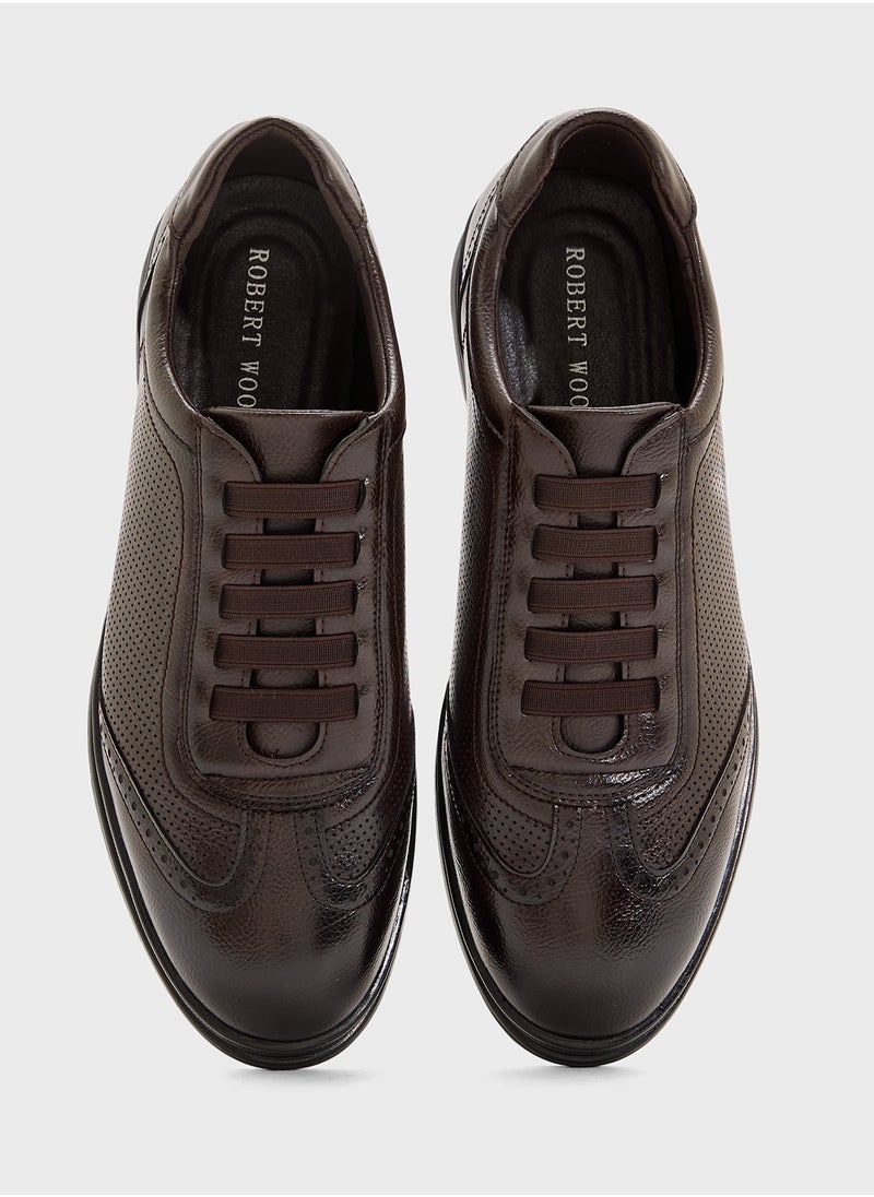Robert Wood Casual Wing Cap Slip Ons  - Image 4