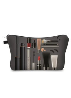 ORiTi Cosmetic Print Makeup Bag, Makeup Case Small, Cosmetic Zipper Bag Waterproof For Purse Mini, Women Cute Traveling Accessories Pouch  - Image 2