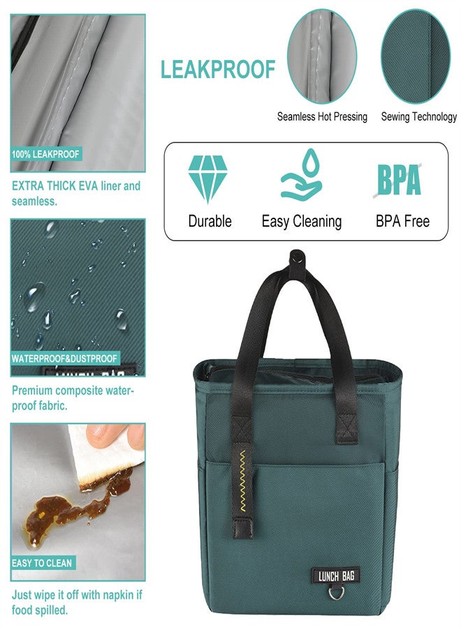 Excefore Insulated Lunch Bag for Women Man Reusable Lunch Box for Work Camping Outdoor Sports Leakproof Cooler Bento Box Freezable Lunchbox with Adjustable Shoulder Strap for Kids Adult - Image 4