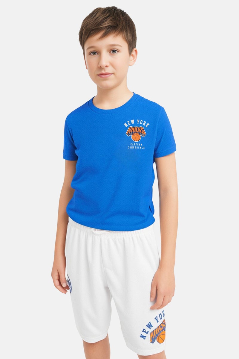 NBA Kids Boy 2 Pcs Graphic Print Top And Bottom Set, Multicolor - Image 1