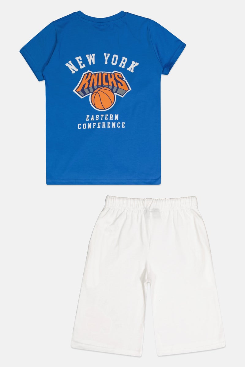 NBA Kids Boy 2 Pcs Graphic Print Top And Bottom Set, Multicolor - Image 2