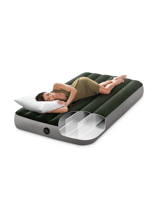 INTEX - سرير هوائي توين دوري-بيم بريستيج داوني مع مضخة كهربائية 191x99x25 سم - Image 1