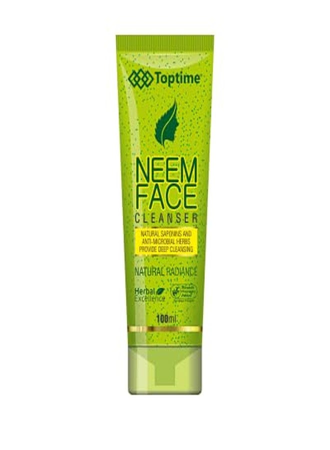Toptime Neem Face Cleanser, Natural Radiance, 100ml - Image 2
