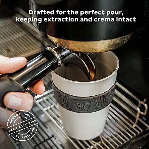 KeepCup Original, Lightweight Plastic Reusable Coffee Cup with Splashproof Sipper Lid - Medium 12oz/340ml - Eventide - Image 4