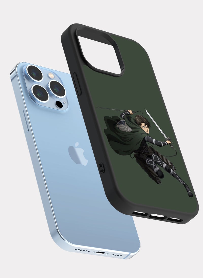 PXLAAT iPhone 13 Pro Max case cover Levi Ackerman Attack on Titan - Image 2