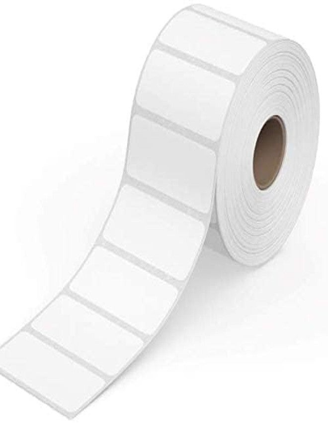 ORCA Direct Thermal Barcode Label Sticker, 50x25mm, 2x1 inches, 1000 Labels Per Roll, White Self Adhesive Sticker for Printing Barcoding - Image 2